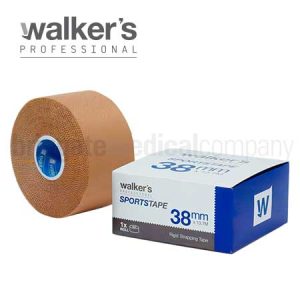 Walker's Premium Rigid Sportstape - Tan  38mm x 13.7m Roll