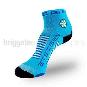 Steigen Performance Running Socks QUARTER Length Breezy Blue Pair