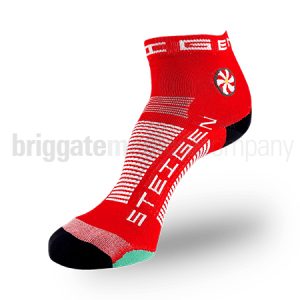 Steigen Performance Running Socks QUARTER Length Cherry Red Pair