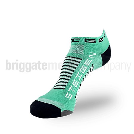 Steigen Performance Running Socks ZERO Length Mint Green Pair