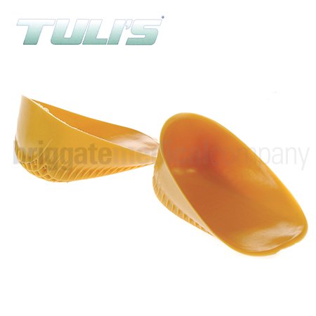 Tulis Heel Cups - Classic Yellow LARGE Pair