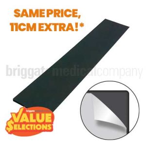 EVA Wedge Strip 4 Degree SELF-ADHESIVE Black Each