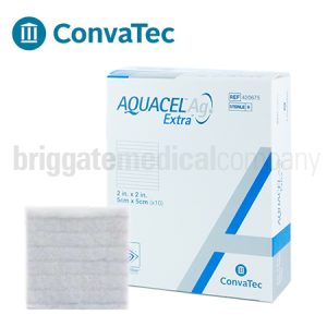 Aquacel Ag+ Extra 413566 5cm x 5cm Box 10