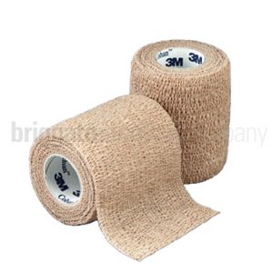Coban 1581-Tan Self-Adherent Wrap 25mm x 2m Each