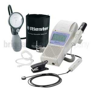 Hadeco Smartdop 45 T.B.I. Kit containing a Smartdop 45 Doppler, PPG Probe and Riester Sphygmo with Adult & Digital Cuffs