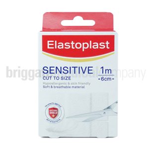 Elastoplast 46040 Sensitive 1M x 6cm (10 x Cut to size dressings - 6cm x 10cm)
