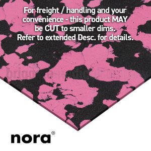 Lunasoft SL40 2mm Top Cover Black/Pink 1280mm x 890mm Sheet