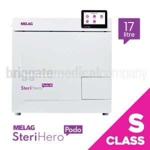 Melag 17L SteriHero Podo 'S' Class Autoclave with USB Documentation Interface