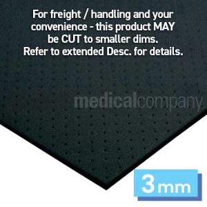 Multiform 3mm Sheet Black Perforated 1100mm x 1100mm