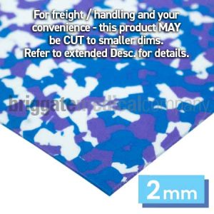 Multisoft 2mm Sheet Blue/White/Purple 1010mm x 900mm