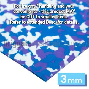 Multisoft 3mm Sheet Blue/White/Purple 1010mm x 900mm