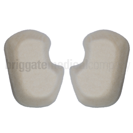 Felt Winged Cutout Pad (Bevelled) 7mm Pkt of 5 Pairs