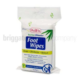 Pedifix Tea Tree Ultimates Foot Wipes Pkt 25