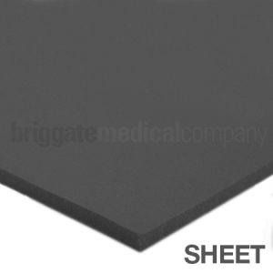 Poron 3.2mm Supersoft Sheet Black 1370mm x 300mm