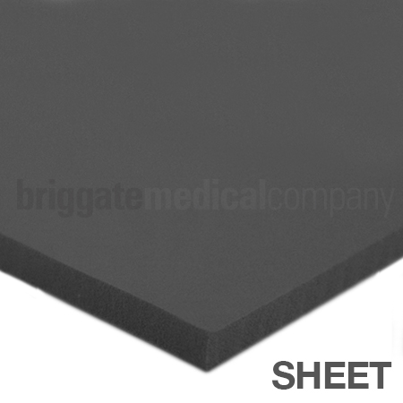 Poron 6.4mm Supersoft Sheet Black 1370mm x 300mm