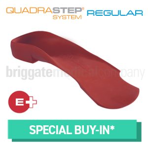 Quadrastep Type E+ Adult Size 4 Fits W:11-12 M:9.5-10.5 Euro:43-44 PAIR
