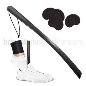 ShoeStik Magnetic Shoehorn Black 60cm (includes 1 Pack of 4 Magnetic Patches)