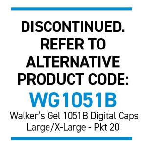 Silipos 10206B Digital Caps - Ribbed L/XL Bulk 20