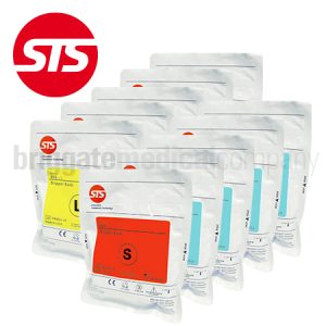 STS Casting Slipper Socks - Mixed Sizes Box 10 Pairs (1 x S, 4 x M, 4 x L, 1 x XL)