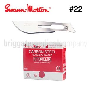Swann Morton Scalpel Blades 0208 Size 22 Pkt 100