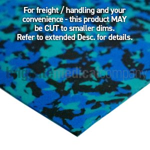 Top Cover - EVA 2.0mm Blue/Green Splash 152cm x 94cm Sheet