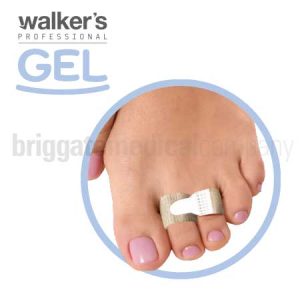 Walker's Gel 2238 Gel Toe Splints Beige Pkt 2