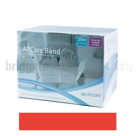 Allcare Band Red 14.5cm x 25M Box (Resistance: Medium)