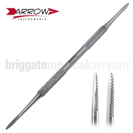 Arrow Blacks File - Fine/Standard DOUBLE ENDED (Slim Handle) 14cm