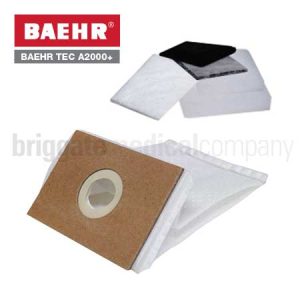 Baehr A2000/A2000+ Dust Bags Pkt 10 (Includes 1 x Filter Set)