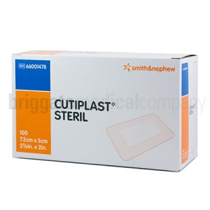 Cutiplast Sterile 66001478 7.2cm x 5cm Box 100