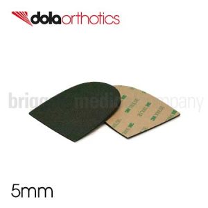 Dola EVA Heel Raisers 5mm Black - Medium 5 Pairs