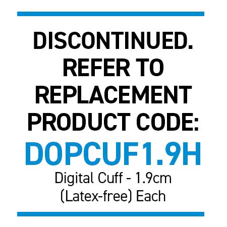 Hokanson Latex Free 1.9cm Digital Cuff for Toes/Fingers