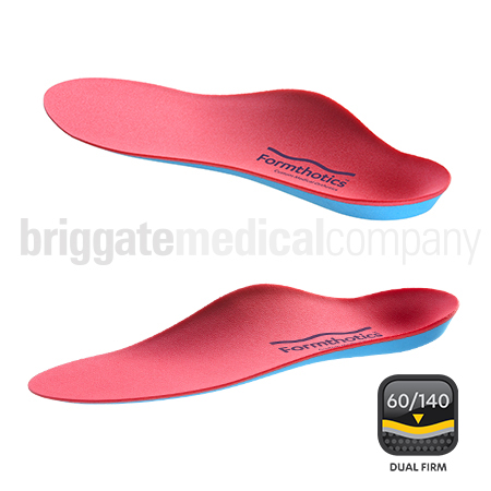 Formthotics 202-5 Full Length, Dual Density Blue/Red LARGE Pair