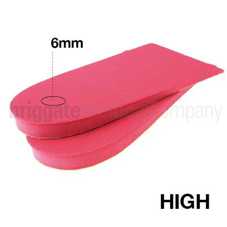 Formthotic 6mm Heel Raisers Red Medium Pkt 5 Pairs