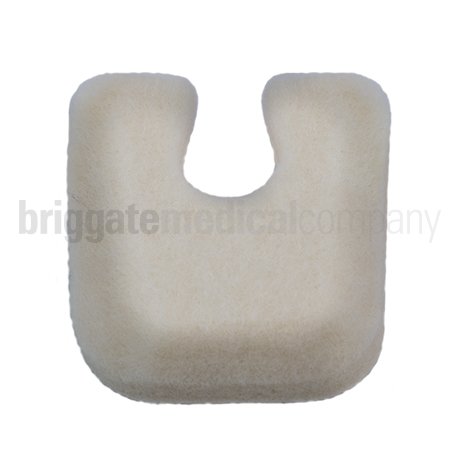 Felt U-Cutout Pad (Bevelled) 7mm Pkt 10