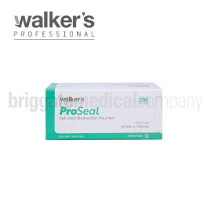 Walker's ProSeal W1 Self-Seal Pouches 57mm x 105mm Box 200