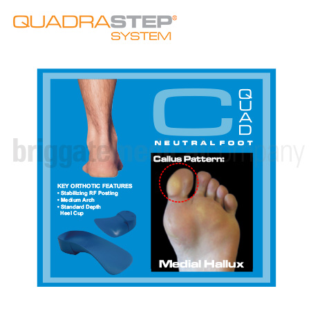 Quadrastep Type C Adult Size 3 Fits W:9.5-10.5 M:8-9 Euro:41-42 PAIR - Image 2