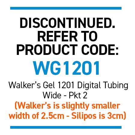 Silipos 10875 Digital Tubing - Ribbed Wide Pkt 2  Each: 3 x 15cm