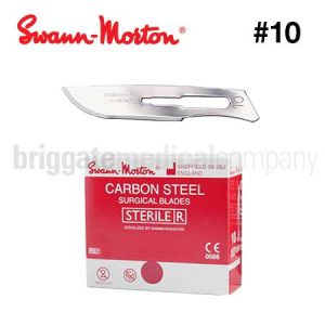 Swann Morton Scalpel Blades 0201 Size 10 Pkt 100