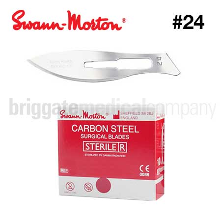 Swann Morton Scalpel Blades 0211 Size 24 Pkt 100