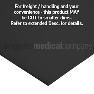 Top Cover - EVA 2.0mm Black 152cm x 94cm Sheet