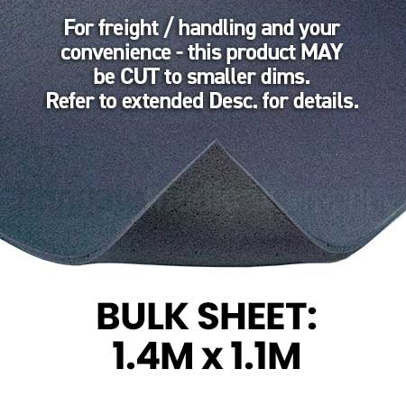 Top Cover - Rebound 3mm (1.4M x 1.1M) Bulk Sheet Dark Blue