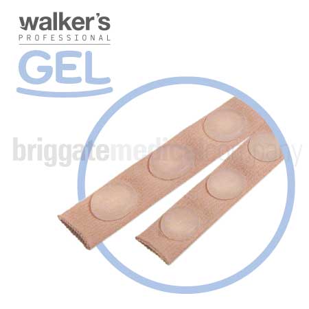 Walker's Gel 1175 Pads On Strip Small/Medium Pkt 2 Strips (16 Pads/Strip)