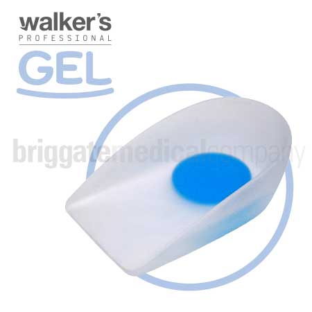 Walker's Gel 5026S Heel Cups Blue Dot Medium Pair