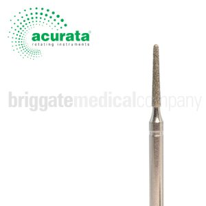 Acurata Diamond Burr Medium Grit/Small Cone Size:014