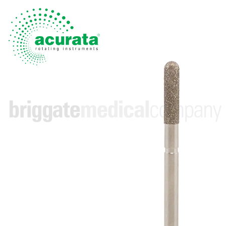 Acurata Diamond Burr Medium Grit/Medium Cylinder