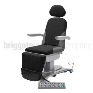 Callisto Gen2 Podiatry Chair in Black Upholstery with 175kg Lift Capacity