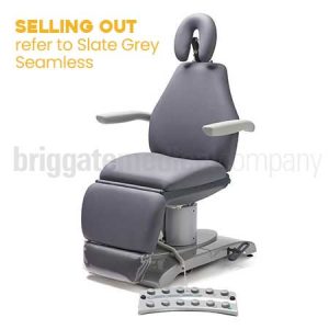 Callisto 240HD Gen2 Podiatry Chair in SEAMLESS Anthracite Upholstery with 240kg Rated Lift Capacity