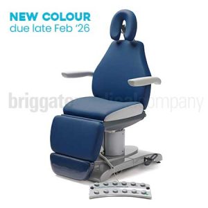 Callisto 240HD Podiatry Chair in Deep Sea (Navy) Upholstery with 240kg Rated Lift Capacity
