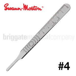 Swann Morton 0934 Scalpel Handle #4 Graduated S/S